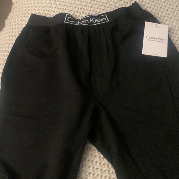 Calvin Klein black size Small lounge shorts NEW - Picture 5 of 8